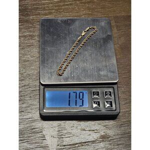 10K Gold Bracelet 7" 1.79g